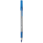 BIC - Stylos à bille avec prise RoundStic - 0,8 mm - bleu - paquet de 12-Technologie d’encre Easy-Glide System avec jusqu’à 35 % d’encre plus fluide par rapport aux systèmes d’encre des stylos à bille BIC actuels
