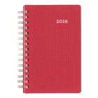 Blueline - 2026 Agenda quotidien DuraFlex avec couverture texturée extra robuste - 8 po x 5 po - Couleurs assorties - Bilingue-Espace pour notes sur chaque page avec sommaire des dépenses à la fin de chaque mois