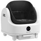 PawHut - Bac à litière autonettoyant à dessus ouvert pour chat - blanc-Le design ouvert offre un accès facile et une expérience confortable 