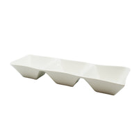 Bowring - Mckayla plat de service à 3 sections-Ces articles de service simples, superbes et modernes