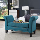 Modway - Rendezvous Banc - Sarcelle-Accoudoirs distinctement arrondis