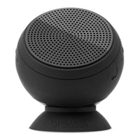 Speaqua - Haut-parleur portatif Bluetooth étanche Barnacle Vibe 3,0 avec stockage intégré (2 000 chansons) - Manta Ray noir-100 % étanche (IP68)