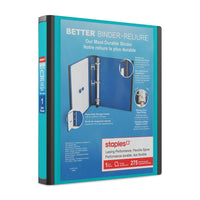 Staples - Reliure Better Binder, 1 po, sarcelle-Plus résistante et plus facile à utiliser