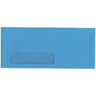 JAM Paper Enveloppes recyclées à fenêtre Brite Hue n° 10 (4,13 x 9,5 po), bleu, 500/bte-Type de produit : Enveloppes recyclées à fenêtre Brite Hue