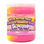 Slimygloop - Torsade Crémeuse Fluo Limonade Rose-Cette substance gluante prête à l’emploi se caractérise par un tourbillon fascinant de jaune soleil et de rose fluo – elle est aussi captivante à regarder qu’à presser entre ses mains!