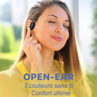 échelon - RoundSound OpenEar Écouteurs sans fil, Noir-Conscience situationnelle améliorée Restez conscient de votre environnement tout en profitant de votre musique ou de vos appels préférés