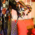 Outsunny - Clown animé pour Halloween - décorations effrayantes pour Halloween-Cette décoration polyvalente s'adapte aux maisons, aux fêtes et aux espaces publics couverts pour des frayeurs uniques 