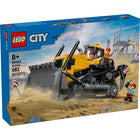 LEGO - City Big Vehicles Le bulldozer jaune-Bulldozer à construire - Construire sa propre ville est une vraie partie de plaisir avec l’ensemble de jeu LEGO City Le bulldozer jaune pour enfants de 8 ans et plus