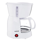 Brentwood - Cafetière 4 tasses TS-213W, blanche-Prépare 4 tasses de café