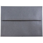  JAM Paper Enveloppes d'invitation métallisées A6 - 4,75 x 6,5 po - Stardream Anthracite Noir - paquet de 25-Couleur: Stardream Anthracite