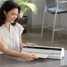 Fellowes - Plastifieuse Saturn 125 avec trousse de départ de pochettes-DES PERFORMANCES ÉCO-ÉNERGÉTIQUES La plastifieuse s’arrête automatiquement après 30 min d’inactivité.
