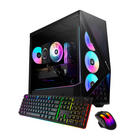 iBUYPOWER - Copilot+ PC de bureau gaming Slate – Intel Core Ultra 7 265F – RTX 5060Ti – SSD 2 To – 32 Go DDR5-Processeur Intel Core Ultra 7 265F (20 cœurs)