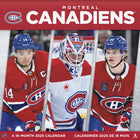 DateWorks - Calendrier Mural 16 Mois 2025 Canadiens de Montréal - 12 po x 12 po - Bilingue-Septembre 2024 - Décembre 2025