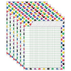 Tableau d'incitation des ressources créées par l'enseignant, empreintes de pattes colorées, paquet de 6-Mesure 17" x 22"
