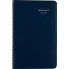 AT-A-GLANCE - Agenda scolaire de bureau hebdomadaire 2025-2026 - 8 po H x 4 7/8 po l - assorties - bilingue-Les couleurs de couvertures assorties incluent le noir, le blanc ou le marine (le choix de couleurs n'est pas offert en ligne)