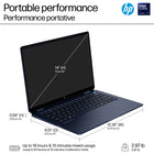 HP - Ordinateur portable OmniBook 14 po à écran tactile Copilot+ PC- Intel Ultra 7 258V - SSD 2 To - RAM 32 Go - Windows 11 Famille-Écran certifié Eyesafe de 14 pouces avec un format d’image 16 :10 pour la création et l’édition de contenu, et une technologie d’écran tactile intuitif pour contrôler directement votre ordinateur