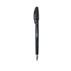 Staples - Stylos Sonix à encre gel – 0,7 mm – noir – paquet de 12-Barillet à prise caoutchoutée pour un grand confort