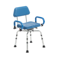 Journey - Chaise de douche pivotante SoftSecure avec Microban-Le siège pivotant à 360 degrés facilite l’entrée et la sortie tout en réduisant les torsions et les efforts pendant la douche