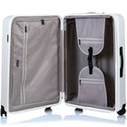 Champs - Ensemble de bagages 3 pièces Marquis - Blanc-Emportez plus. Les trois tailles (cabine, enregistrement moyen, enregistrement grand format) sont équipées d’un soufflet d’extension de 5 cm pour une capacité de rangement supplémentaire