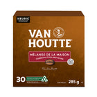 Van Houtte - Capsules de café K-Cup moyennes décaféinées Original House Blend - Torréfaction moyenne - Paquet de 30-GOÛT : Ce mélange est un café décaféiné à torréfaction moyenne qui offre une explosion de saveur sans caféine.