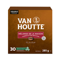 Van Houtte - Capsules de café K-Cup moyennes décaféinées Original House Blend - Torréfaction moyenne - Paquet de 30-GOÛT : Ce mélange est un café décaféiné à torréfaction moyenne qui offre une explosion de saveur sans caféine.