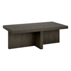Hudson&Canal - Table basse rectangulaire Elna 44" L - Brun aulne-Un design scandinave contemporain pour votre salon, votre bureau et plus encore