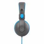 Jlab - Casque d’écoute filaire JBuddies Studio 2 - Bleu/Gris-Charnières réglables et sans pincement.