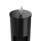 Gritt Commercial - Distributeur de lingettes avec poubelle intégrée - 26,5 L - Noir-Grande capacité de 26,5 litres intégrée pour réduire la fréquence de vidange