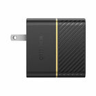 Otterbox - Chargeur Mural Double à Charge Rapide PD USB-C 30W - Noir-Robuste et conçu pour résister à l'épreuve du temps