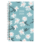 Blueline - 2024-2025 13-mois agenda académique hebdomadaire/mensuel - 8 po x 5 po - Collection Blossom assortie - Anglais-Espace ligné pour chaque jour de la semaine
