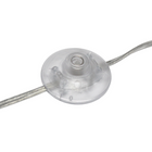 JAC Styles - Lampe de piedlLiam 2 lumineuses de 66 pouces - nickel brossé avec abat-jour blanc-9