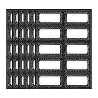 Ashley Productions - ASH19014-6 Étiquettes/noms magnétiques découpés au laser pour craie - 10 par paquet - 6 paquets-Les produits magnétiques sont parfaits pour l'organisation et la décoration.