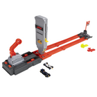 Hot Wheels - Coffret Piste Grille de Départ Formule 1-Inclut des voitures miniatures en métal (die-cast) à l'échelle 1/64 aux couleurs des écuries de Formule 1 Oracle Red Bull Racing et Visa Cash App Racing Bulls, pour une compétition immédiate