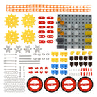 Learning Advantage - edxeducation Mes Engrenages - Ensemble de machines - Ensemble de 181-Haute qualité - Les pièces de ce kit contiennent plus de matières premières que certains autres produits d'équipement sur le marché. Les composants sont durables. Et les modèles assemblés sont suffisamment robustes pour jouer.