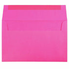 JAM Paper - Enveloppes d'invitation colorées A10 - 6 x 9,5 - rose ultra fuchsia - Paquet de 50-Couleur: Fuchsia Couleur chaude: Enveloppe en papier rose