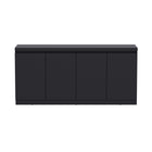 Manhattan Comfort - Buffet moderne Griffin 62" à 4 portes - Onyx-Placement polyvalent idéal pour les salles à manger, les salons, les entrées ou les bureaux
