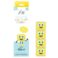 Glo Pals - Cubes lumineux - Alex-Fabriqué avec 100 % de plastique recyclé