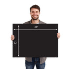 Royal Brites Carton pour Affiche Poids Lourd - 22 po x 28 po - Noir-Excellent pour la signalisation, les graphiques, l’art et l’artisanat, les comptes rendus de lecture, les présentations et les projets scolaires