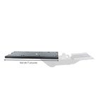 IntekView - Plateau de clavier idéal - 25" x 10" - Droitier - Rails 17"-Hauteur de profil basse de 5/8" / 1,62 cm