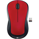 Souris sans fil Logitech M310, Rouge Brillant-Le nanorécepteur USB sans fil est toujours prêt à l'emploi. Branchez-le et n'y pensez plus.