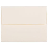 JAM Paper - Enveloppes d'invitation A2 Strathmore - 4,375 po x 5,75 po - Lin blanc naturel - paquet de 50 (99761I)-Lin Blanc Naturel