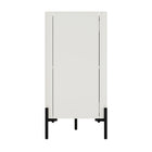 Manhattan Comfort - Buffet moderne Abbey 170 cm - Érable et blanc cassé-Assemblage à domicile requis Tout le matériel inclus