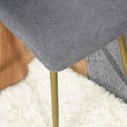 FurnitureR - Chaise de salle manger grise, ensemble de 4, SCARGILL GREY-5