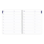 Blueline - 2026 Agenda mensuel DuraGlobe 14 mois - 8-7/8 po x 7-1/8 po - Joyful - Bilingue-Section pour les notes sur chaque page double