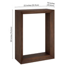 Hudson&Canal - Console Osmond 56 cm (22 po) - Brun aulne-9