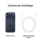 Apple - iPhone 17 Pro - 256 Go - Bleu profond - Débloqué-CONÇU POUR APPLE INTELLIGENCE - Personnel, privé, puissant. Écrivez, exprimez-vous et faites-en plus sans effort