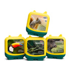 tonies - Clever tonies : Monde Animal : La Faune Dans Les Bois 4Pc Ensemble(Anglais)-C’est simple : choisir un Clever Tonie, le déposer sur la Toniebox et pincer une oreille pour éveiller la curiosité et découvrir un monde merveilleux!