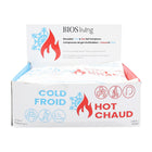BIOS Living - Compresse de gel réutilisable - thérapie par le chaud ou le froid - Grand - 12 pacquet-Placer la compresse dans le congélateur pour une thérapie par le froid.