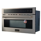 Kucht - Four micro-ondes encastré 30 po, 1,6 pi³ - Micro-ondes à convection et friteuse à air - Acier inoxydable-Capacité spacieuse de 1,6 pi³