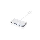 IOGEAR - Hub USB-C vers USB-A 4 ports avec transmission d'alimentation-4 ports USB 3.0 Type-A (5 Gbit/s)